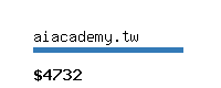 aiacademy.tw Website value calculator