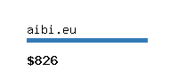 aibi.eu Website value calculator