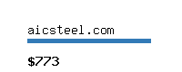 aicsteel.com Website value calculator