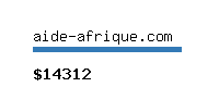 aide-afrique.com Website value calculator