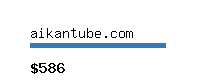 aikantube.com Website value calculator