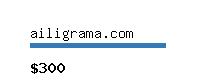 ailigrama.com Website value calculator