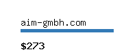 aim-gmbh.com Website value calculator