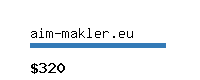 aim-makler.eu Website value calculator