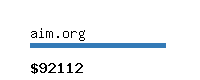 aim.org Website value calculator