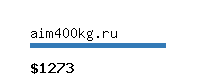 aim400kg.ru Website value calculator