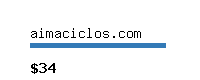 aimaciclos.com Website value calculator