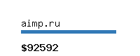 aimp.ru Website value calculator