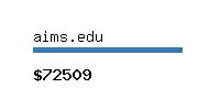 aims.edu Website value calculator