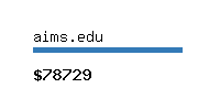 aims.edu Website value calculator