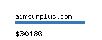 aimsurplus.com Website value calculator
