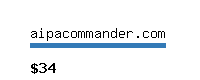 aipacommander.com Website value calculator