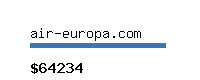 air-europa.com Website value calculator