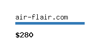 air-flair.com Website value calculator