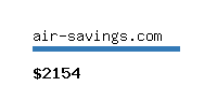 air-savings.com Website value calculator