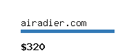 airadier.com Website value calculator