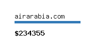 airarabia.com Website value calculator