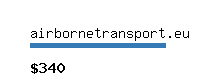 airbornetransport.eu Website value calculator