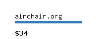 airchair.org Website value calculator