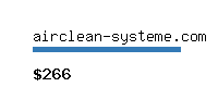 airclean-systeme.com Website value calculator