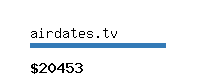 airdates.tv Website value calculator