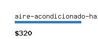 aire-acondicionado-haizelan.com Website value calculator