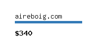 aireboig.com Website value calculator