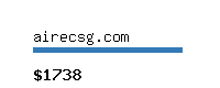 airecsg.com Website value calculator