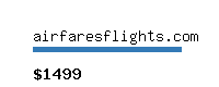 airfaresflights.com Website value calculator