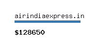 airindiaexpress.in Website value calculator