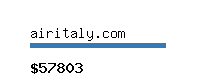 airitaly.com Website value calculator