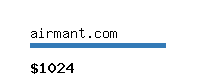 airmant.com Website value calculator