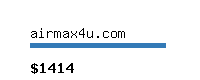 airmax4u.com Website value calculator