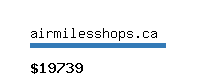 airmilesshops.ca Website value calculator