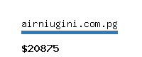 airniugini.com.pg Website value calculator
