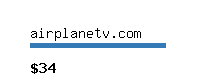 airplanetv.com Website value calculator