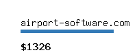 airport-software.com Website value calculator