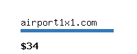 airport1x1.com Website value calculator