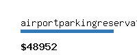 airportparkingreservations.com Website value calculator