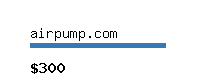 airpump.com Website value calculator