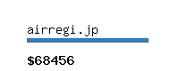 airregi.jp Website value calculator