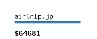 airtrip.jp Website value calculator