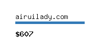 airuilady.com Website value calculator