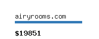 airyrooms.com Website value calculator