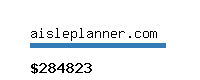 aisleplanner.com Website value calculator