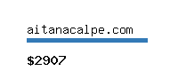 aitanacalpe.com Website value calculator