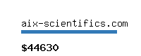 aix-scientifics.com Website value calculator