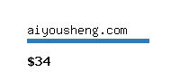 aiyousheng.com Website value calculator