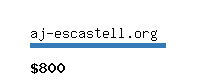 aj-escastell.org Website value calculator