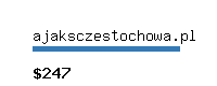 ajaksczestochowa.pl Website value calculator